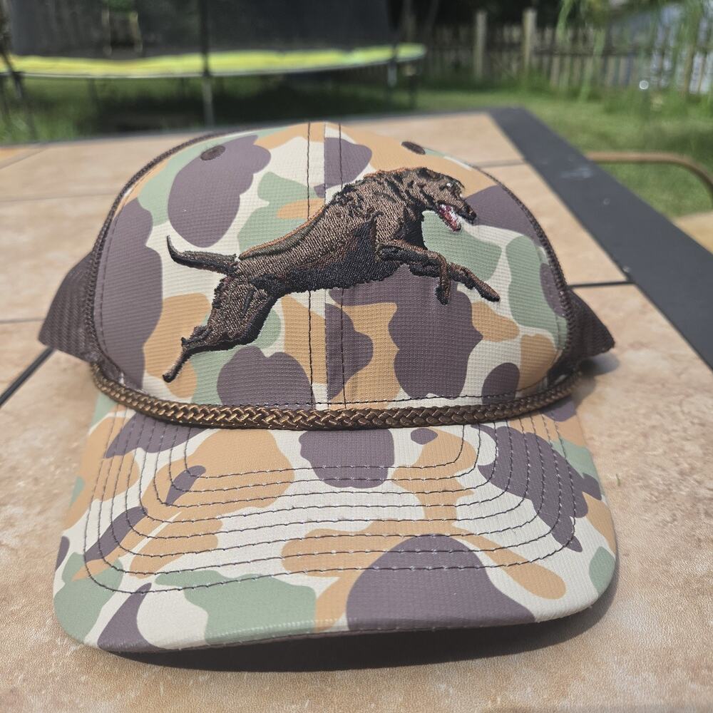 Paramount Outdoors Hat Camo with Hunting Dog Logo